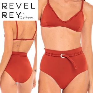 Revel Rey April High Waisted Bikini Bottom